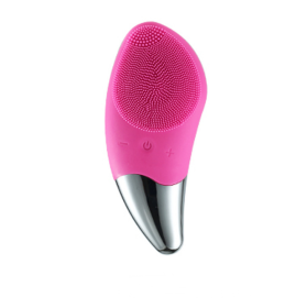 Charging Silicone Cleansing Instrument (Option: Watermelon Red)