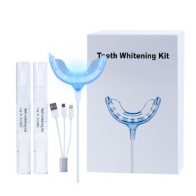 Cleaning And Nursing Dental Light Toothbrush Set (Option: Wipe with teeth-USB)