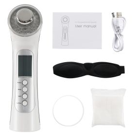 Ultrasonic Color Light Skin Rejuvenation Input And Output Instrument (Option: White OPP Bag-USB Charging)