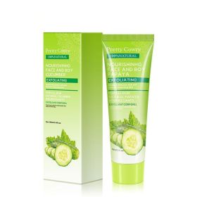 Cucumber Coconut Papaya Facial Exfoliating Gel Cream 100ml Body Cleansing (Option: Cucumber)