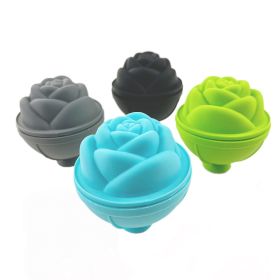 New Rose Ice Cube Silicone Mold (Option: Four Color Rose Ice Tray)