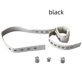 Magnetic Buckle Type Restraint And Fixing Strap (Option: Black-Double layer anti cutting)