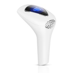 Portable Ipl Photon Hair Removal Instrument Women's Handheld (Option: White-European Standard)